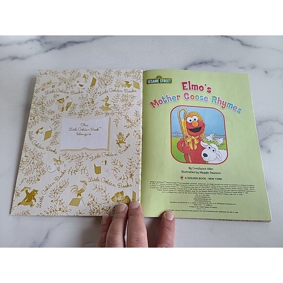 Little Golden Book Ser.: Elmo's Mother Goose Rhymes (Sesame Street) by Constance - Picture 2 of 10